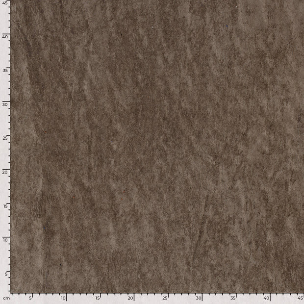 Feincord Stretch 21w fabrik Uni Braun