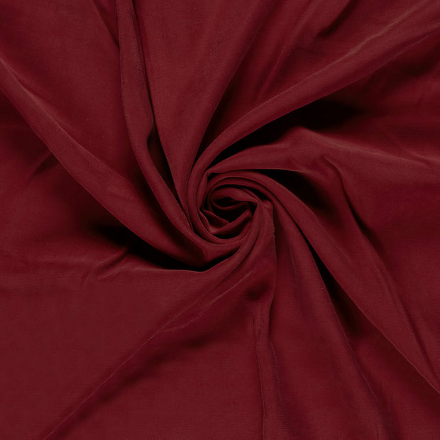 Sergé de Viscose tissu Bordeaux 