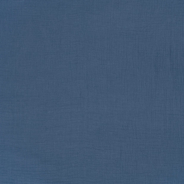 Mousseline stof Indigo mat 