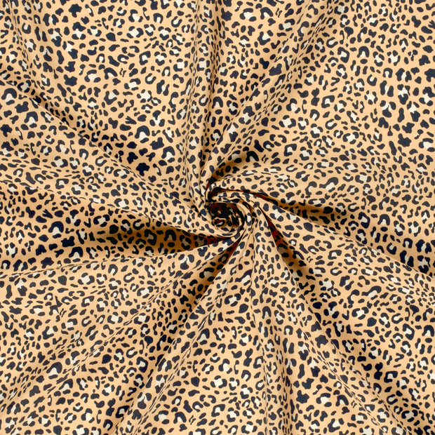 Viscose Poplin fabric Salmon printed 