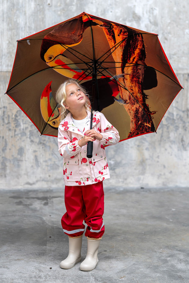 Aqua Protect (imperméable) tissu cerises Rose clair