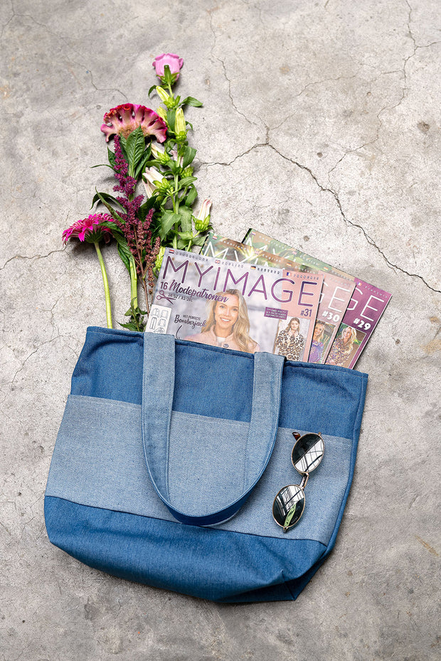Jeans fabrik Uni Indigoblau