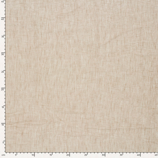 Woven Polyester tela Unicolor Beis