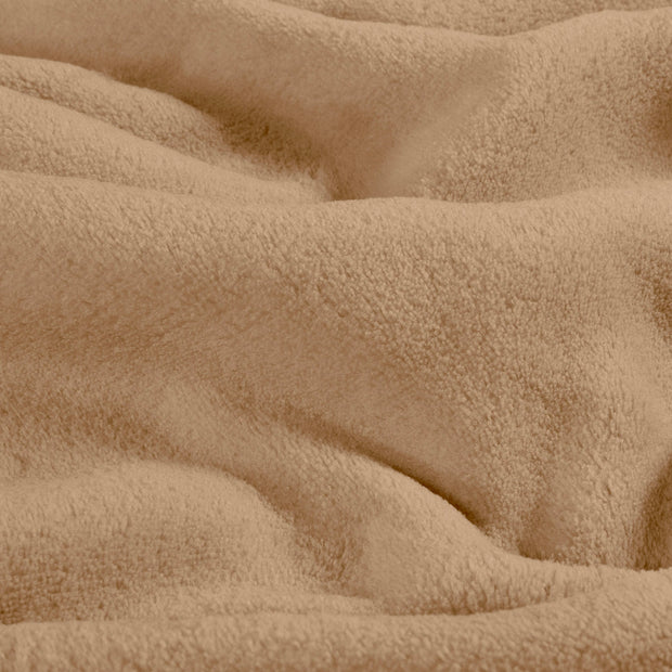 Polaire Doudou tissu Unicolore Camel