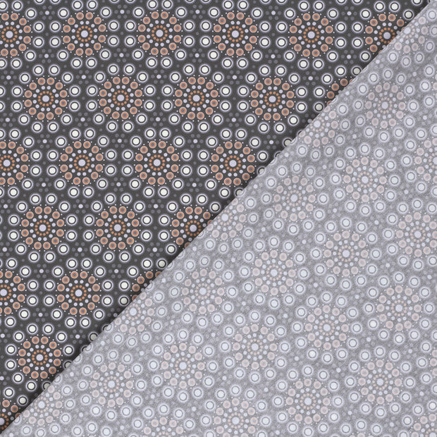 Cotton Poplin fabric Flowers digital printed 