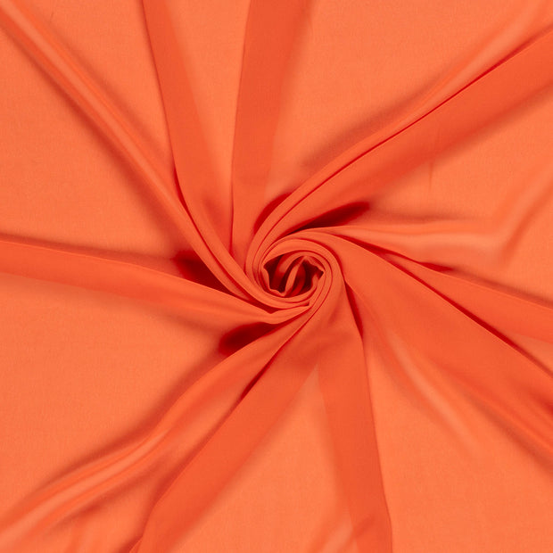 Chiffon fabrik Orange 