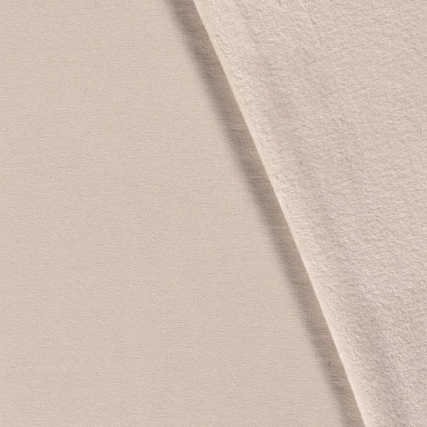 Alphen Fleece fabric Unicolour Beige