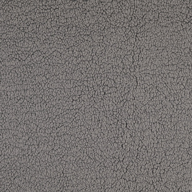 Fausse Fourrure tissu Unicolore Gris
