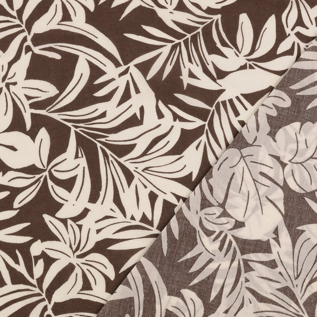  fabric Brown printed 