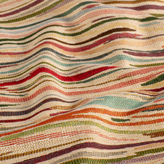 Gobeline Jacquard Streifen Beige