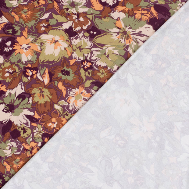 Viscose Vortex Jersey fabrik Blumen bedruckt 