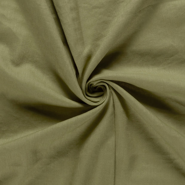 Leinen fabrik Olivgrün 