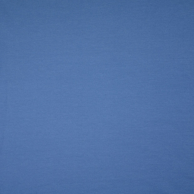 French Terry fabrik Uni Indigoblau