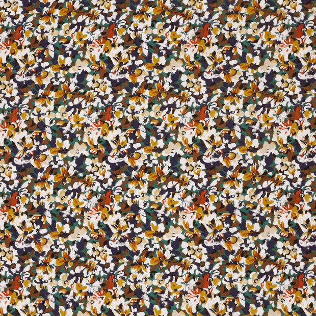 Viscosa Poplin tela Petróleo 