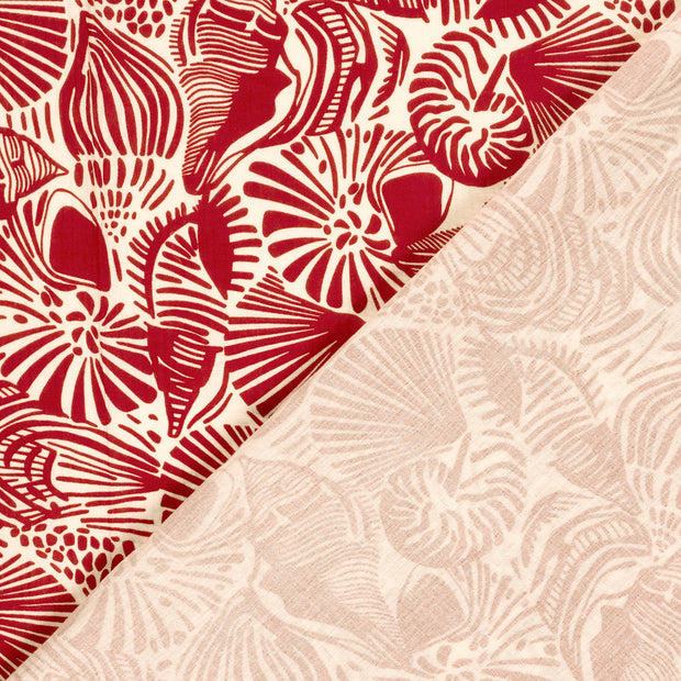 Muselina tela Abstracto estampado 