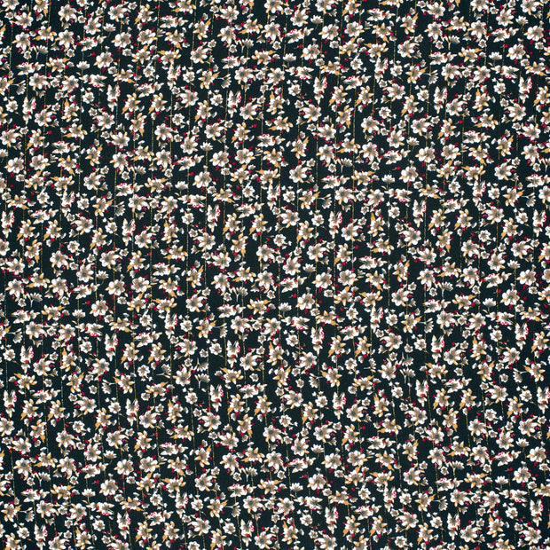 Borken Crepe fabric Navy matte 