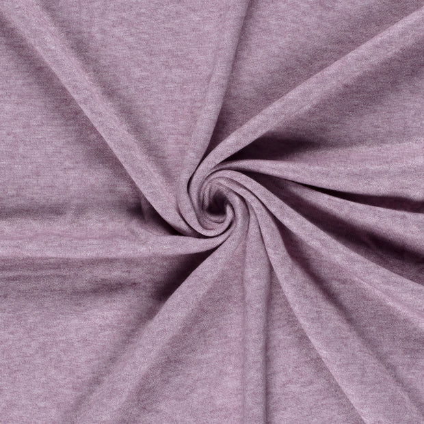 Heavy Knit fabric Lila brushed 