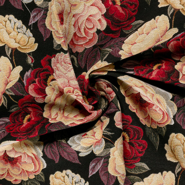 Gobelin fabric Red jacquard 