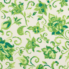 printed Flowers Olive Green