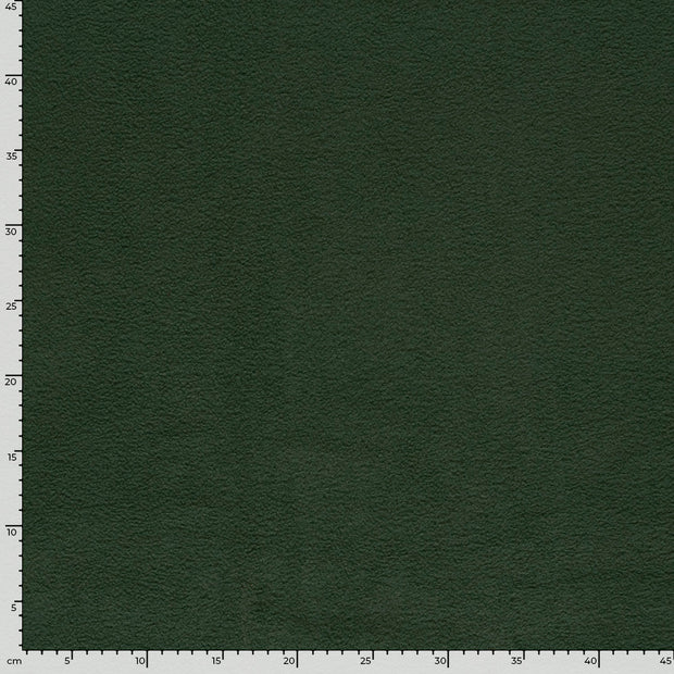 Fleece fabric Unicolour Dark Green