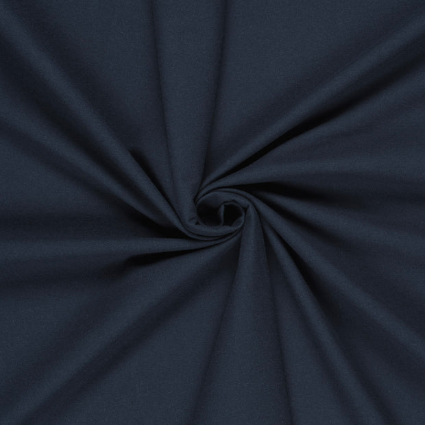 Flannel fabric Navy brushed 