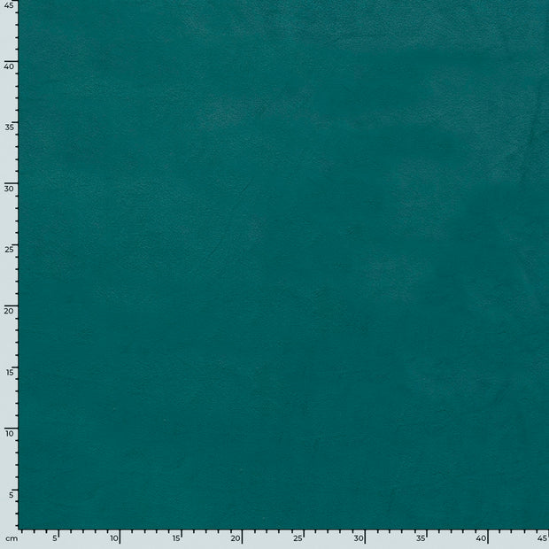 Supersoft Velvet fabrik Uni Petrol
