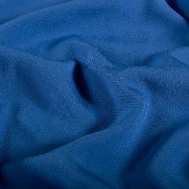 Viscose Poplin fabric Unicolour Cobalt