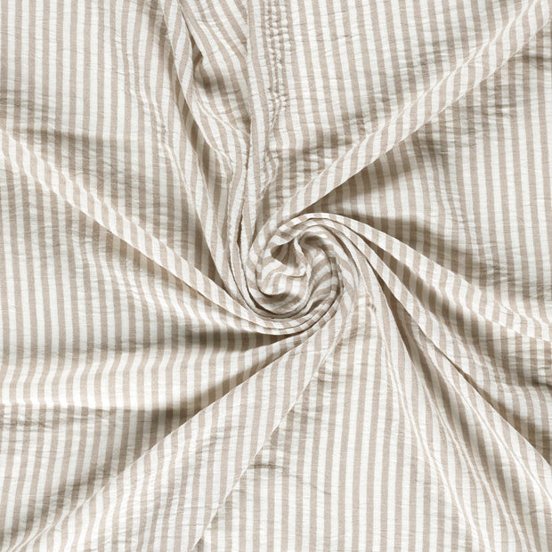 Geweben Polyester fabrik beige melange 