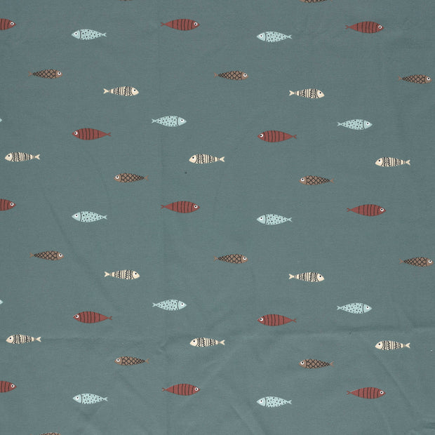 Jersey stof Indigo zacht 