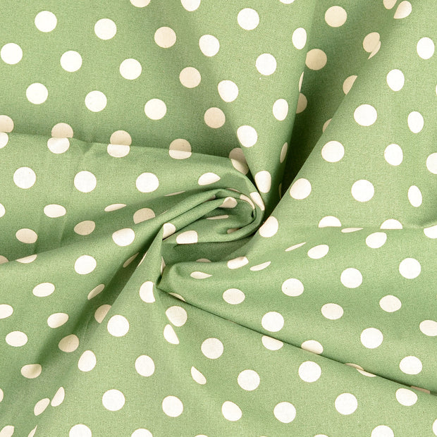 Cretonne fabric Apple Green 