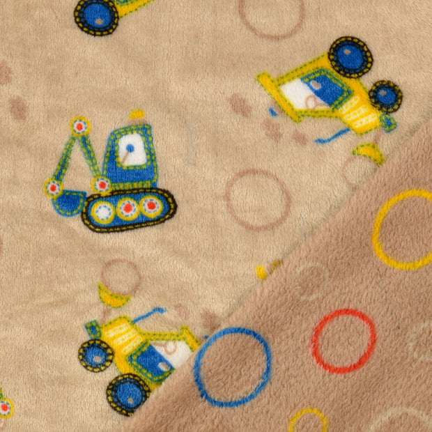 Double Face Fleece fabrik Bagger bedruckt 