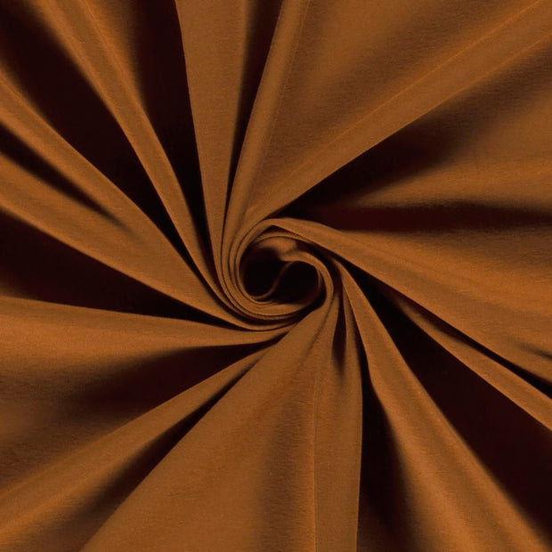 Jersey fabric Unicolour Caramel