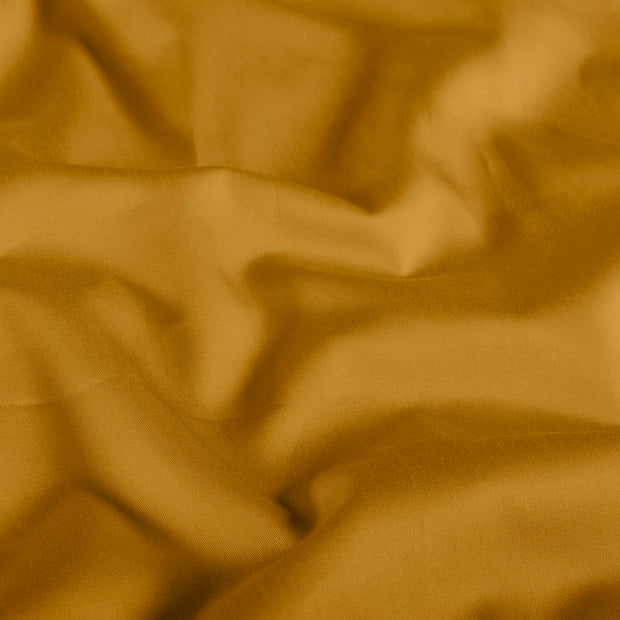 Satin fabric Unicolour Oker