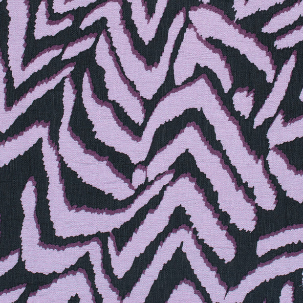 Viscose Nylon Ottoman stof Abstract Lavendel