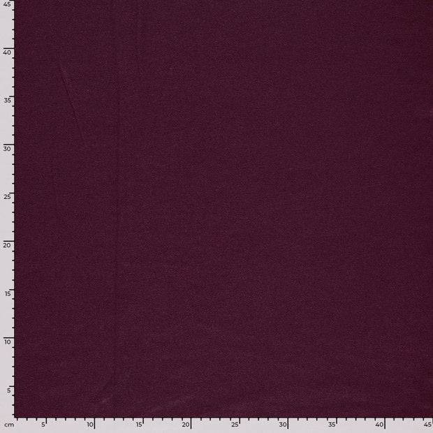 Heavy Knit tissu Melange Bordeaux
