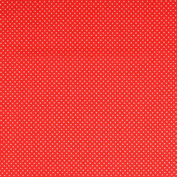  tela Puntos Rojo