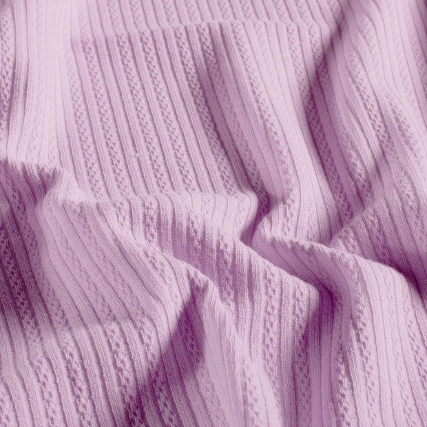 Pinpoint fabric Cable Lila
