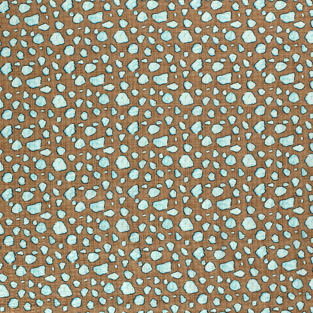 Woven Cotton Viscose fabric Brown Taupe matte 