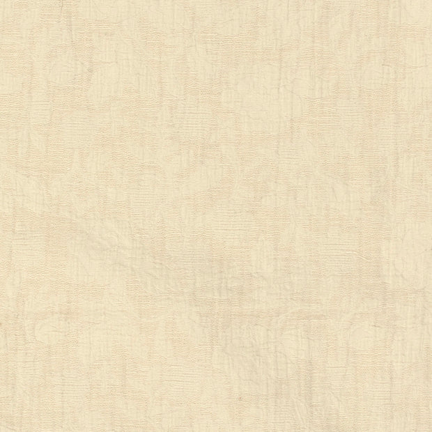 Coton Lin en Chaine et Trame tissu Feuilles Beige