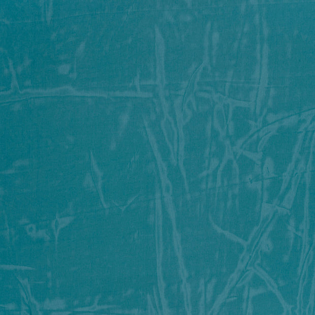Chiffon fabric Petrol semi-transparent 