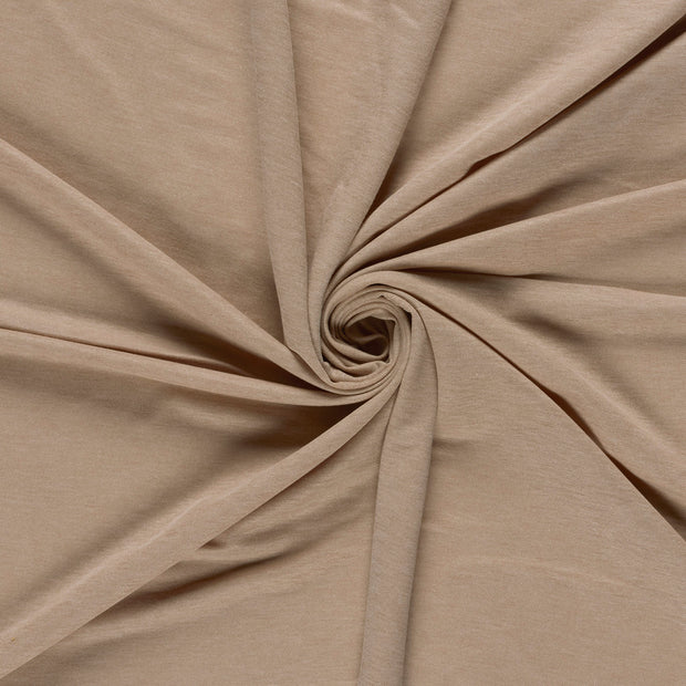 Jersey de Viscose tissu Beige 