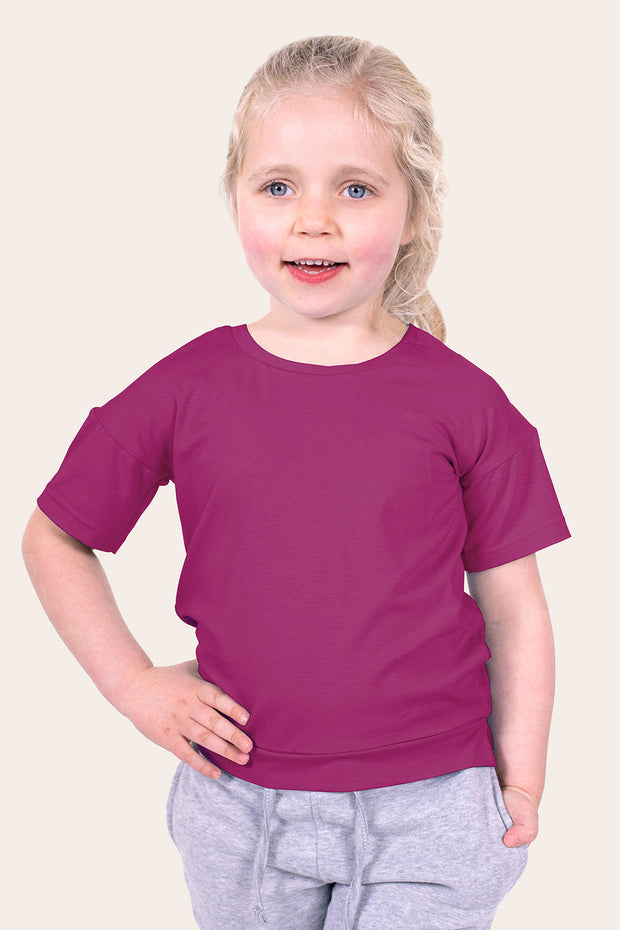 Jersey tissu Unicolore Fuchsia