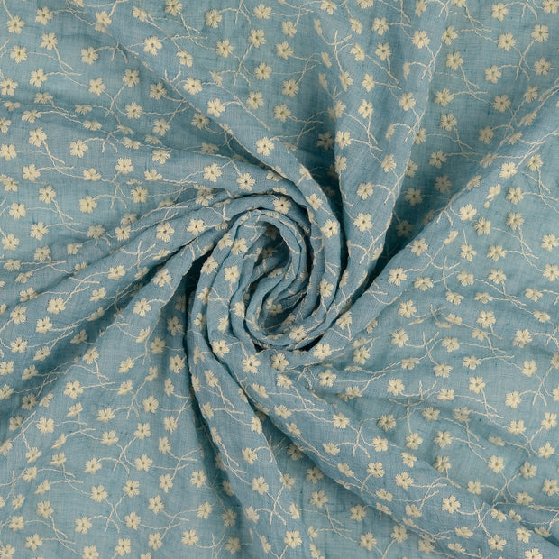 Encaje tela Cielo azul 