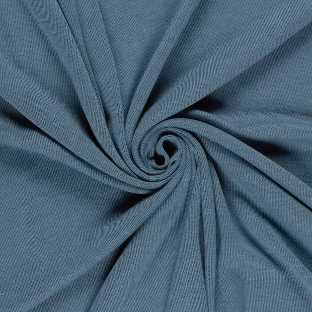 Poly Viscose Jersey fabric Indigo 