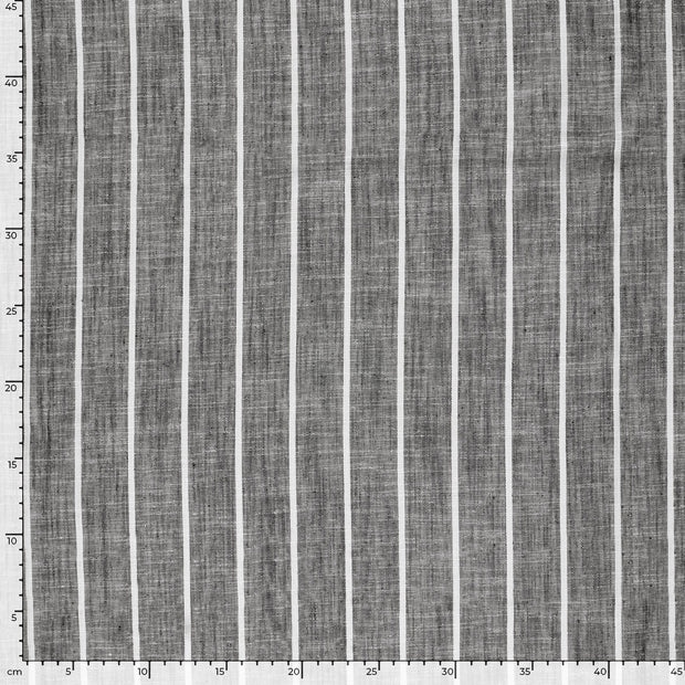  fabric Stripes Black