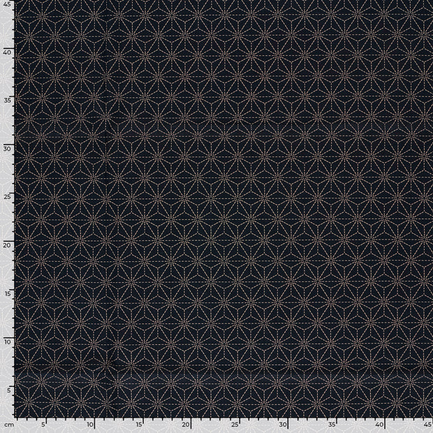 Cotton Poplin fabric Navy