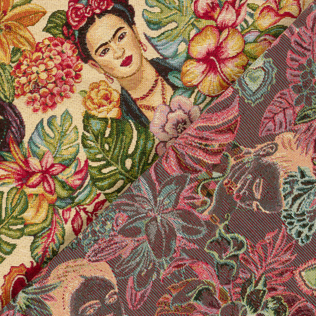 Gobelin stof Gezicht jacquard 