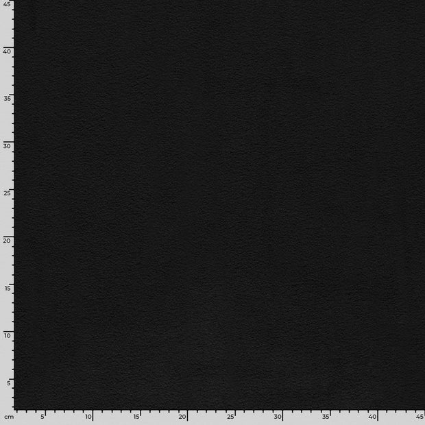 Polaire tissu Unicolore Noir