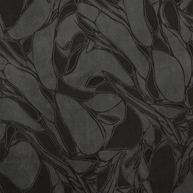 TENCEL™ Lyocell Twill fabrik Ornamente Schwarz