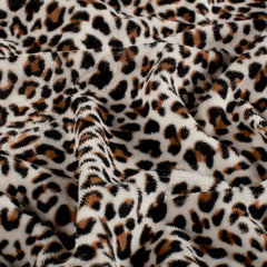 Nicky velours Leoparden Beige